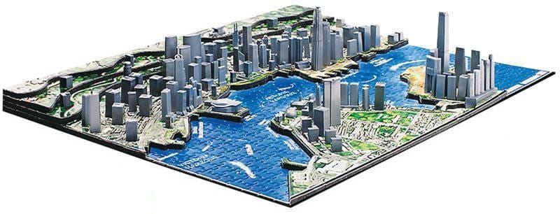 3d வரைபடம், ஹாங்காங்