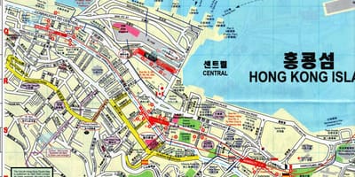 வரைபடம் Sheung Wan, ஹாங்காங்